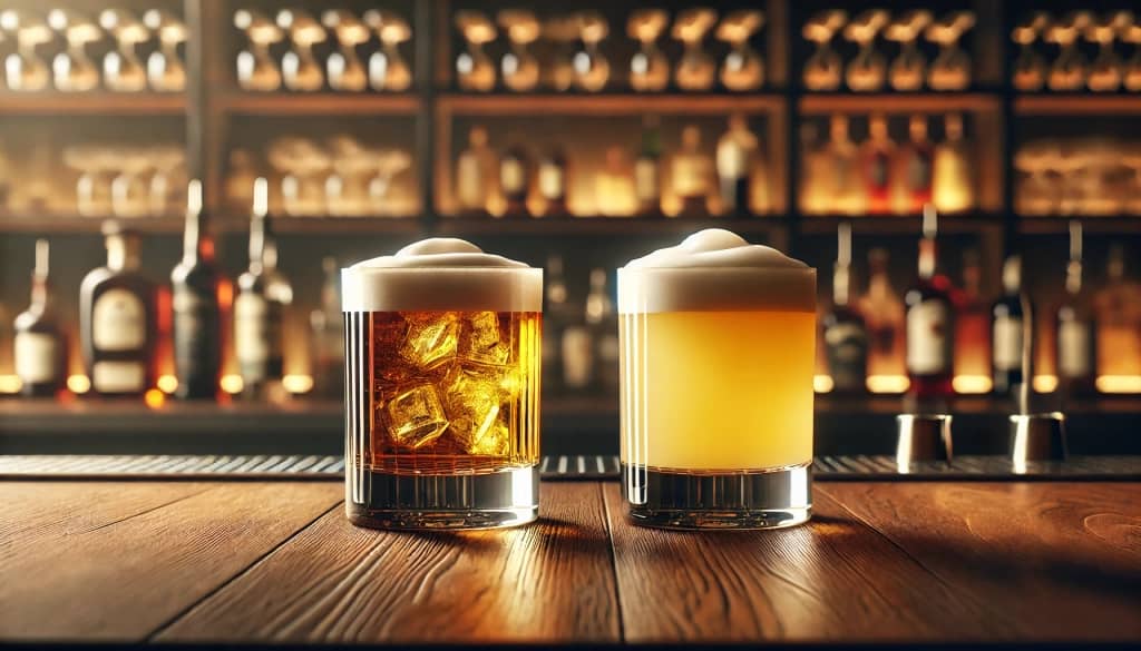 Whiskey sour vs Amaretto sour
