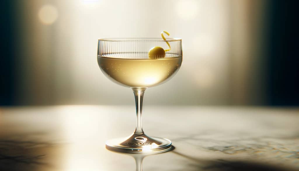 180 ml coupe glass filled with a classic cocktail