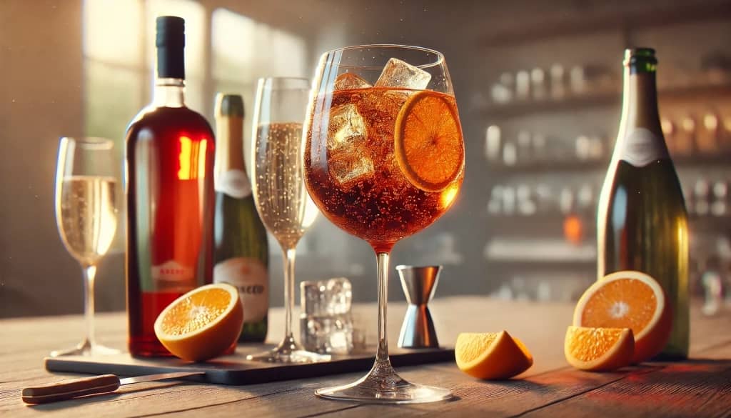 Craft a stunning presentation of Amaro Spritz