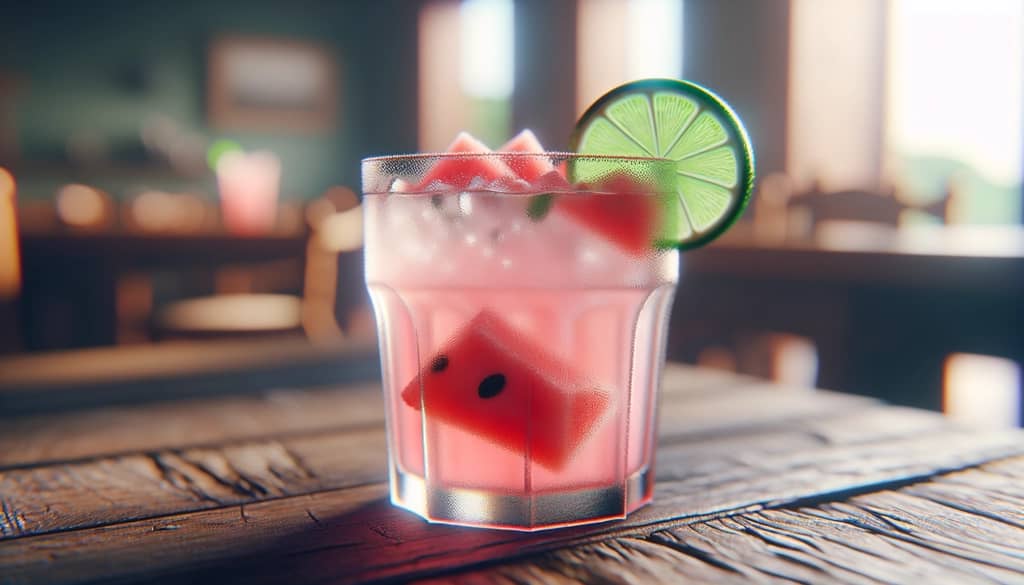 mexican agua fresca with fresh fruit
