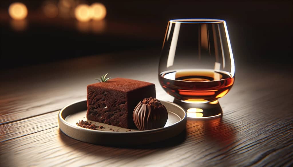 bourbon and chocolate dessert pairing