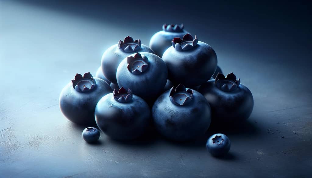 Close-up of blueberries highlighting their rich antioxidant content