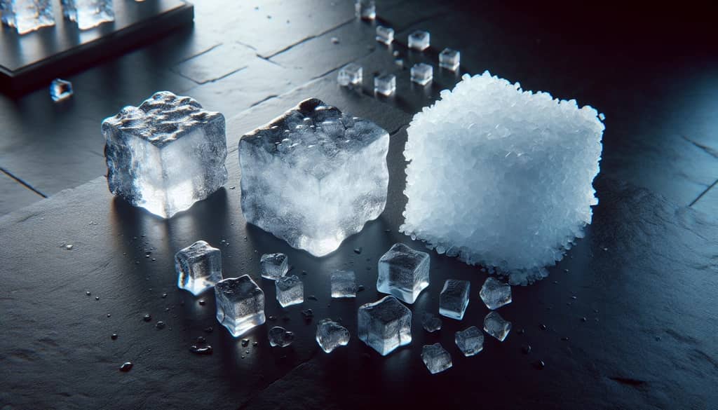 different ice shapes for cocktails