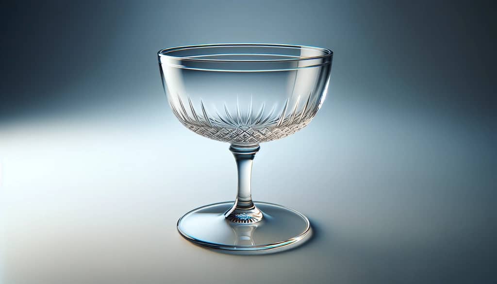coupe glass crystal detail