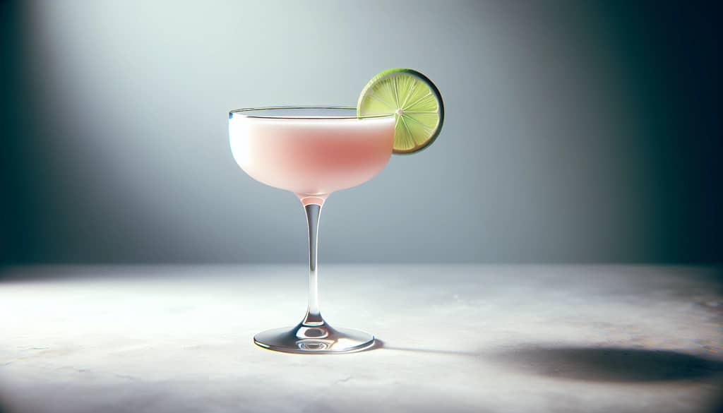 bicchiere di daiquiri con guarnizione di lime