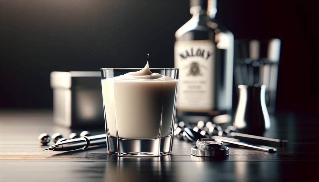 licor de crema sin lácteos en vaso