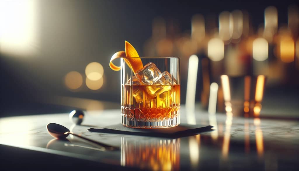 French Connection cocktail with an orange twist