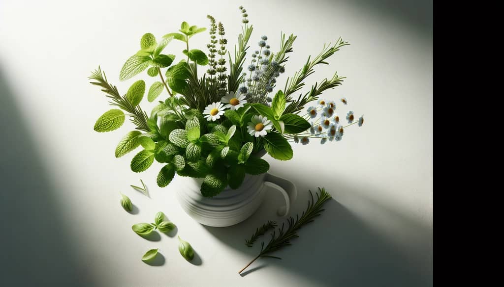 fresh herbs for cocktails