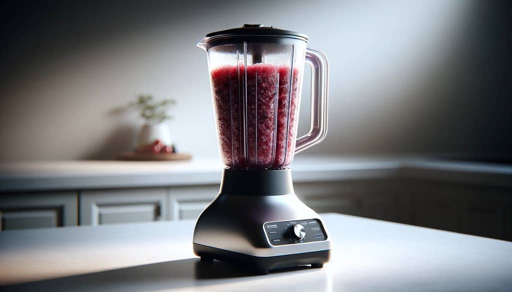 frozen sangria in blender just blended