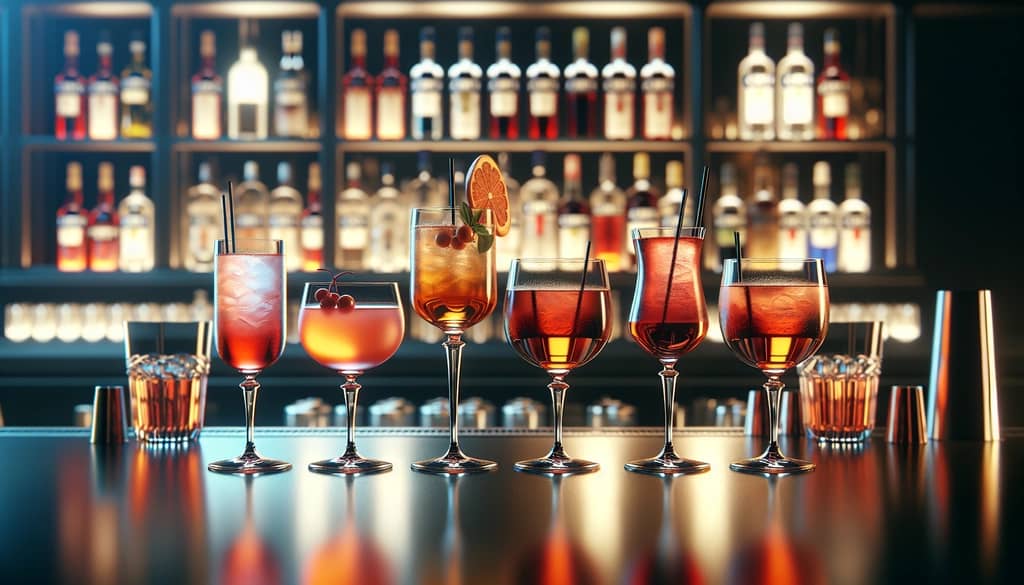 Gradual changes in Campari proportions to adjust cocktail bitterness