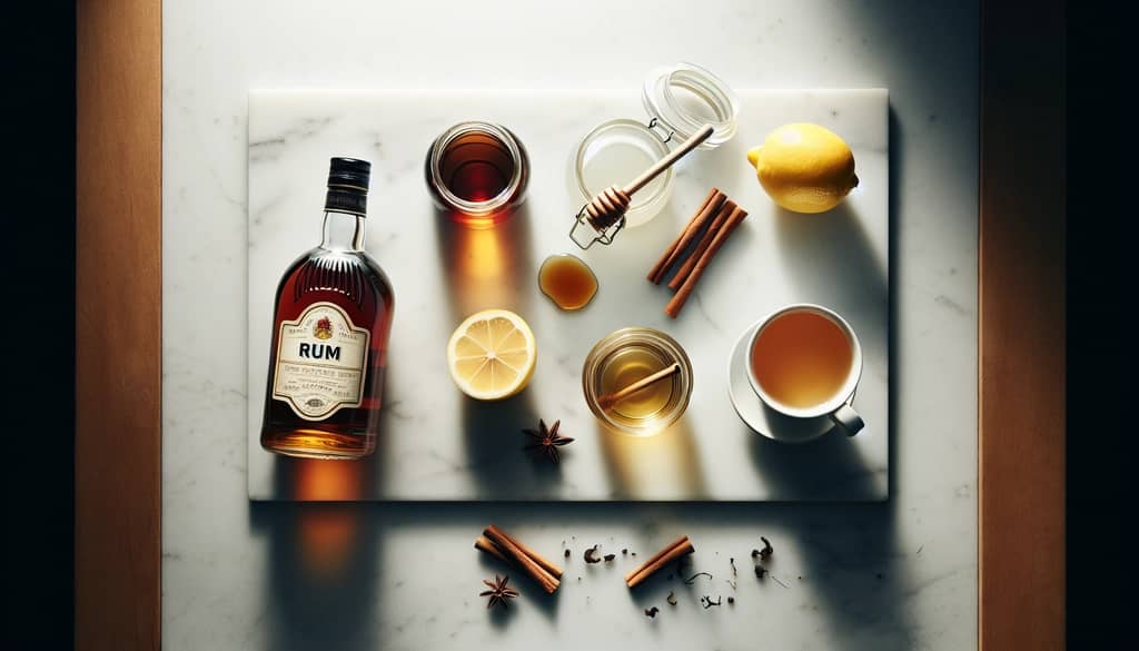 hot cocktail ingredients for rum toddy
