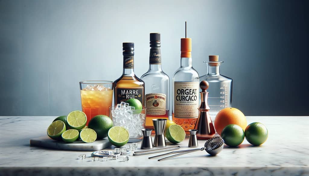 mai tai ingredients rum lime orgeat