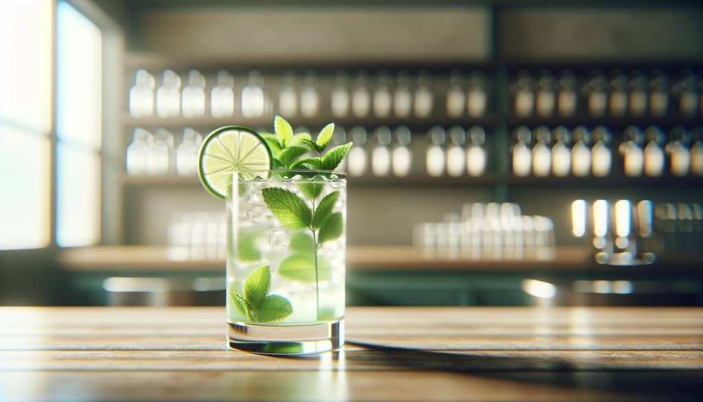 mojito cocktail with fresh mint
