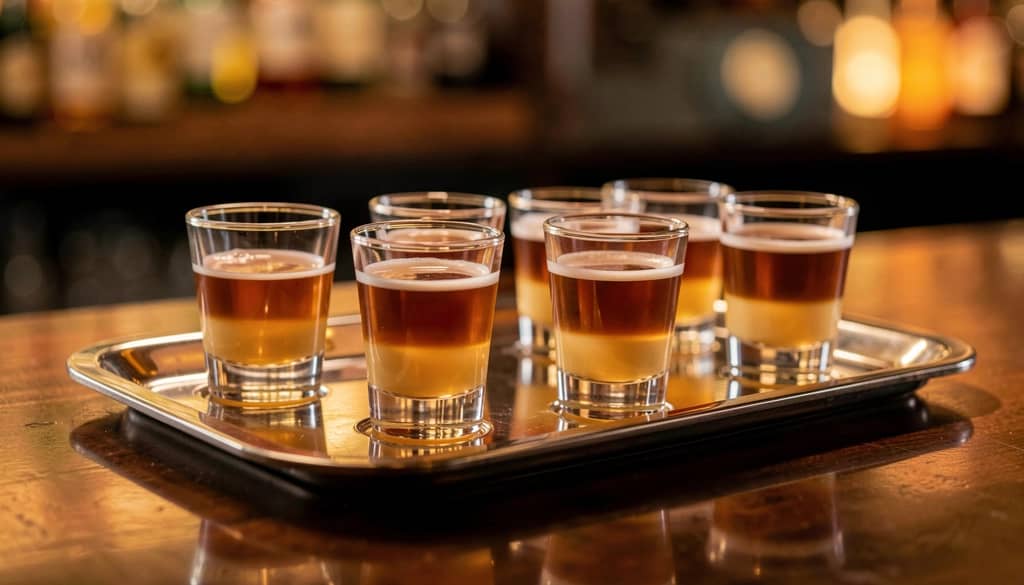 party tray with b52 shots