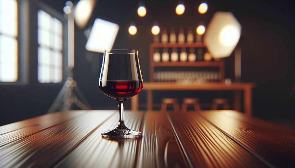 Port wine cocktail served straight in a small glass