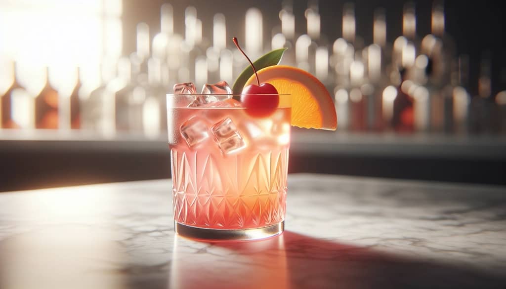 cốc rum punch Siesta Key cao có lát cam