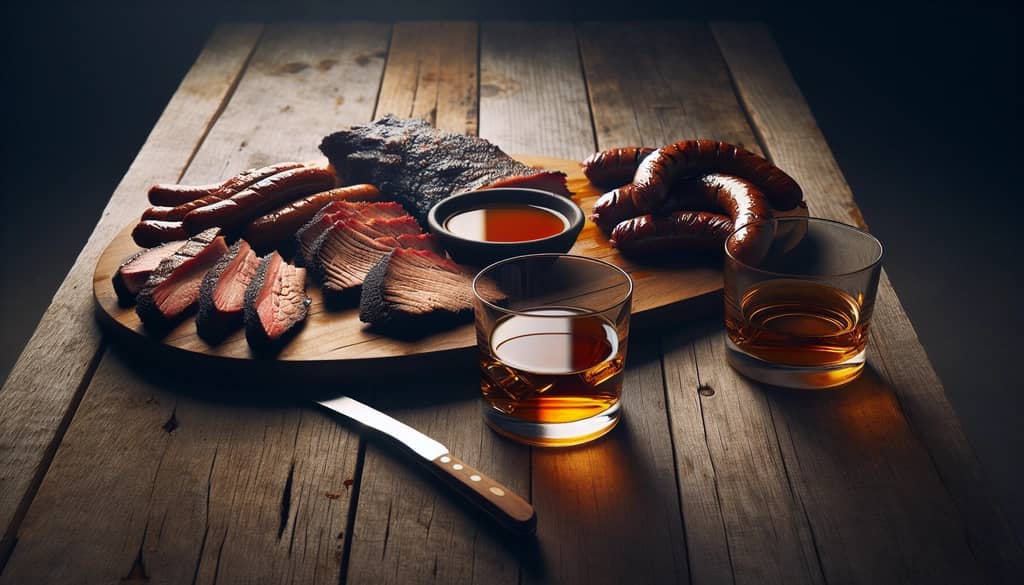 maridaje de carnes ahumadas y bourbon