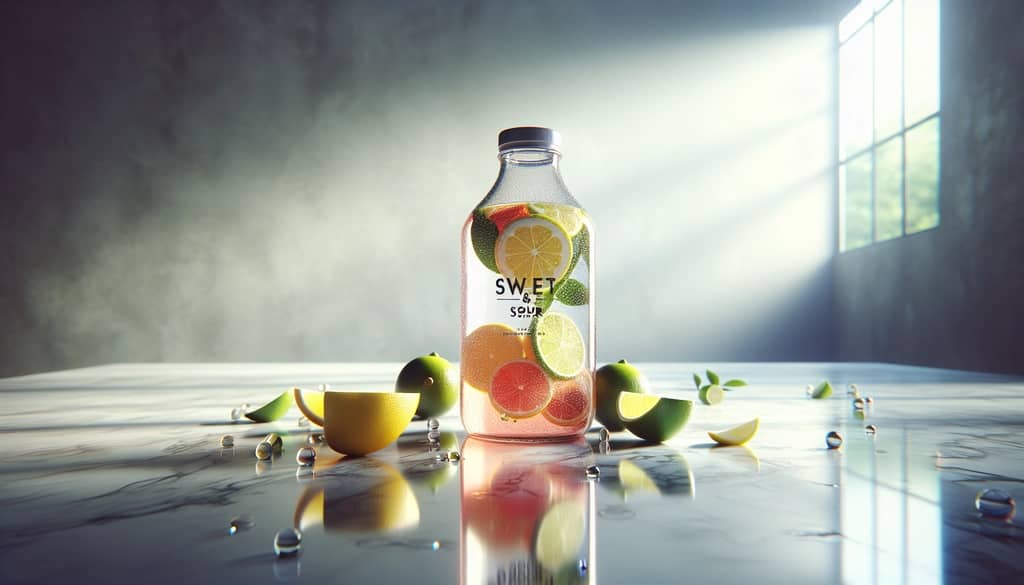 mélange frais sucré et acidulé avec citrons et citrons verts