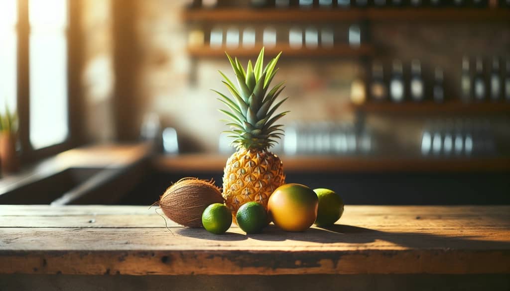tropical fruits for Caribbean cocktails