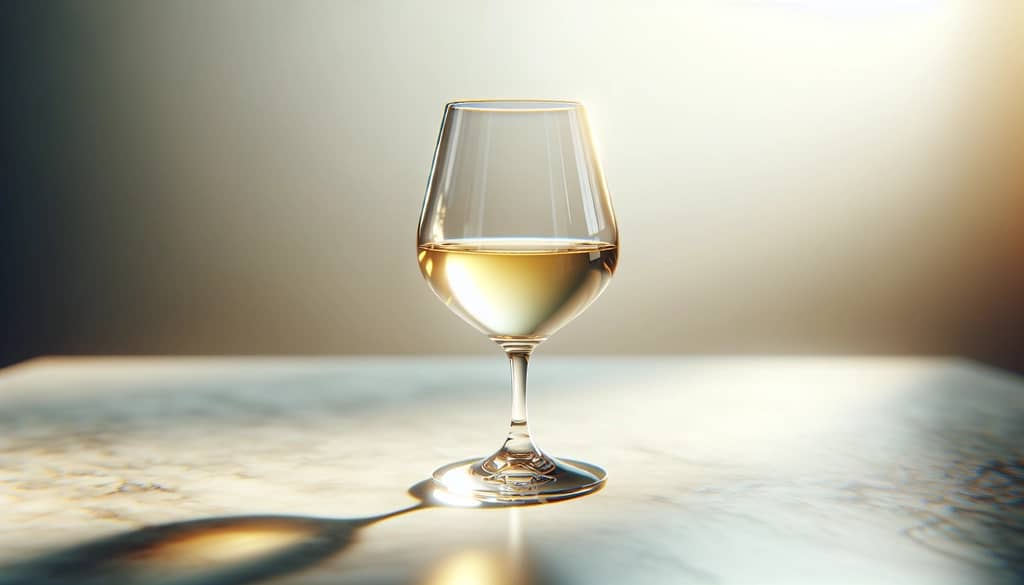 white port wine in small glass