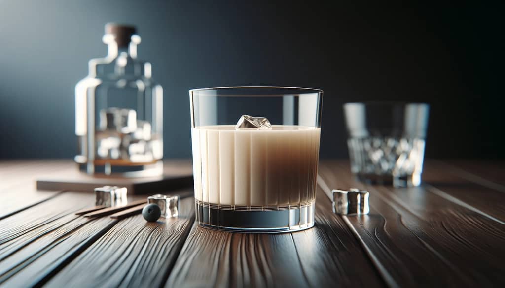 White Russian mit Baileys in einem Tumblerglas mit Eis