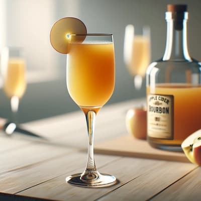 Variaciones de Mimosa de Bourbon con Sidra de Manzana