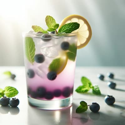 Recette de Mojito Citronnade aux Myrtilles