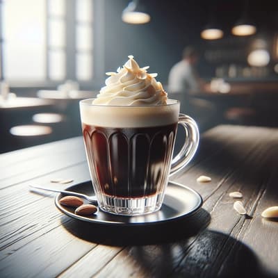 Recetas de bebidas de café Amaretto