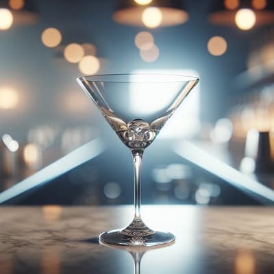 Entretien des verres à martini