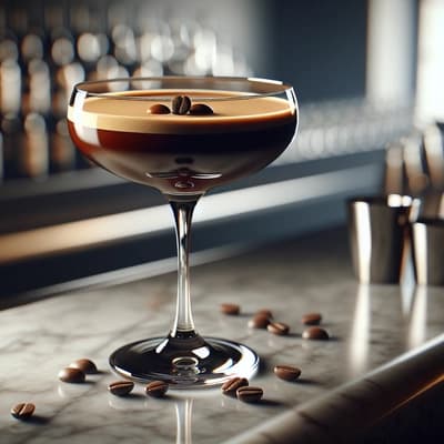 Martini Espresso à la Noix de Coco