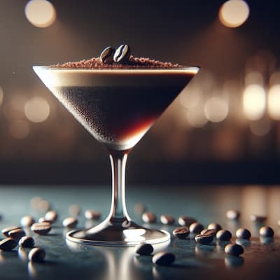 Resep Coffee Vodka Martini