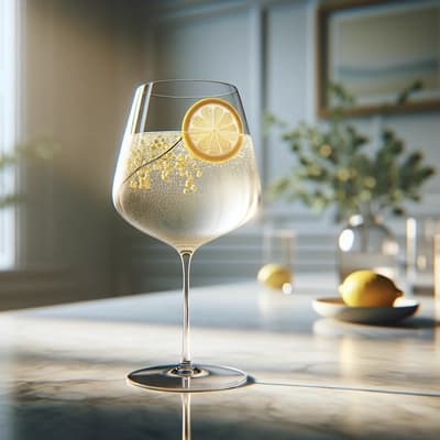 Cócteles sin alcohol de flor de sauco