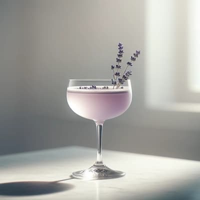 Cóctel de Ginebra Empress con Lavanda
