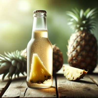 파인애플 발효 생강 맥주