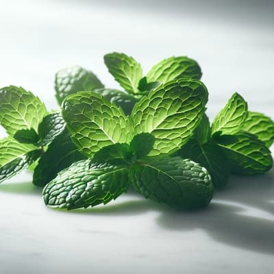 민트 잎으로 쓴 맛 피하기
