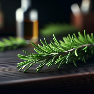 Préparer le romarin pour garnir les cocktails