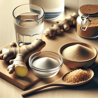 Ingredientes principales en la cerveza de jengibre