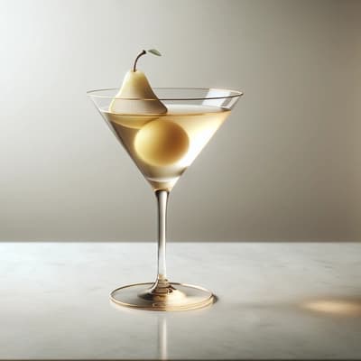 생강 배 마티니: 레시피 및 변형