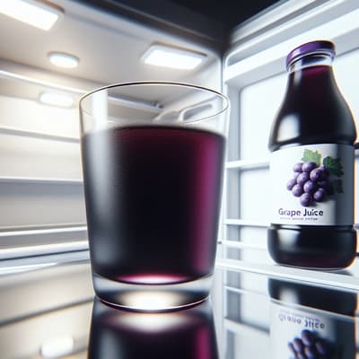 신선도를 위한 포도 주스 보관 방법