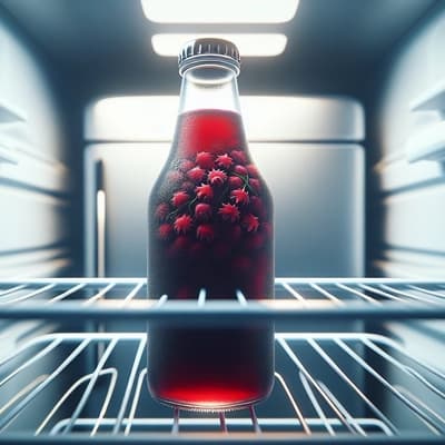 Comment dois-je conserver le sirop d'hibiscus ?