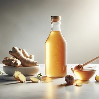 Honig-Ingwer-Sirup für den Penicillin