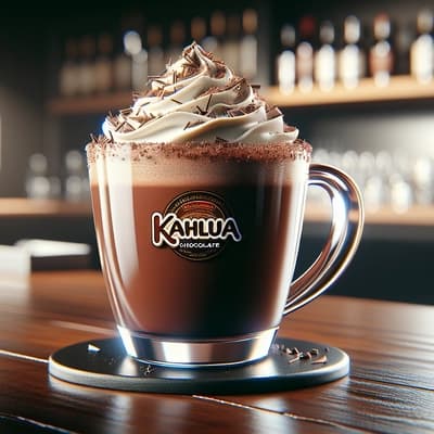 Garnitures festives pour chocolat chaud au Kahlua