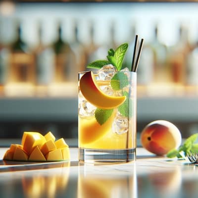 Recept na Mango Peach Mojito