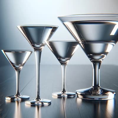 Tamaño Típico de una Copa de Martini