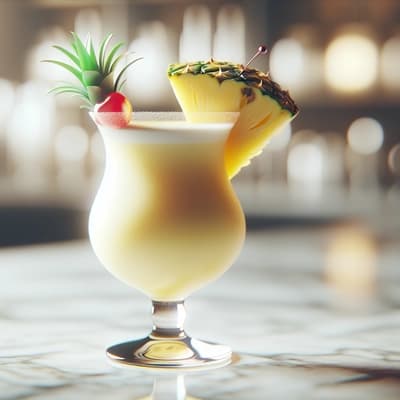 كوكتيلات مع كريم جوز الهند