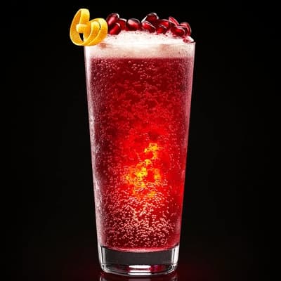 Pomegranate Gin Fizz