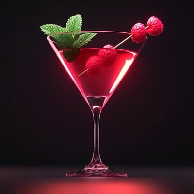 Raspberry Martini