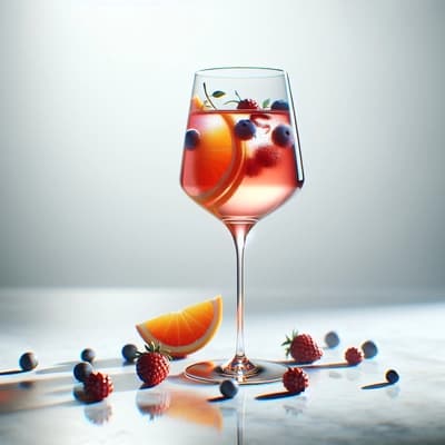 Wie man einen einfachen Weincocktail macht