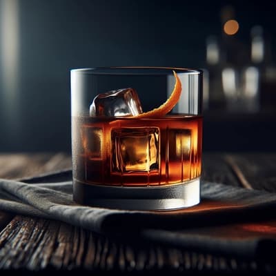 Smoked Rum Old Fashioned