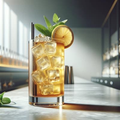 Bebidas de Té Helado y Limonada con Ron Especiado